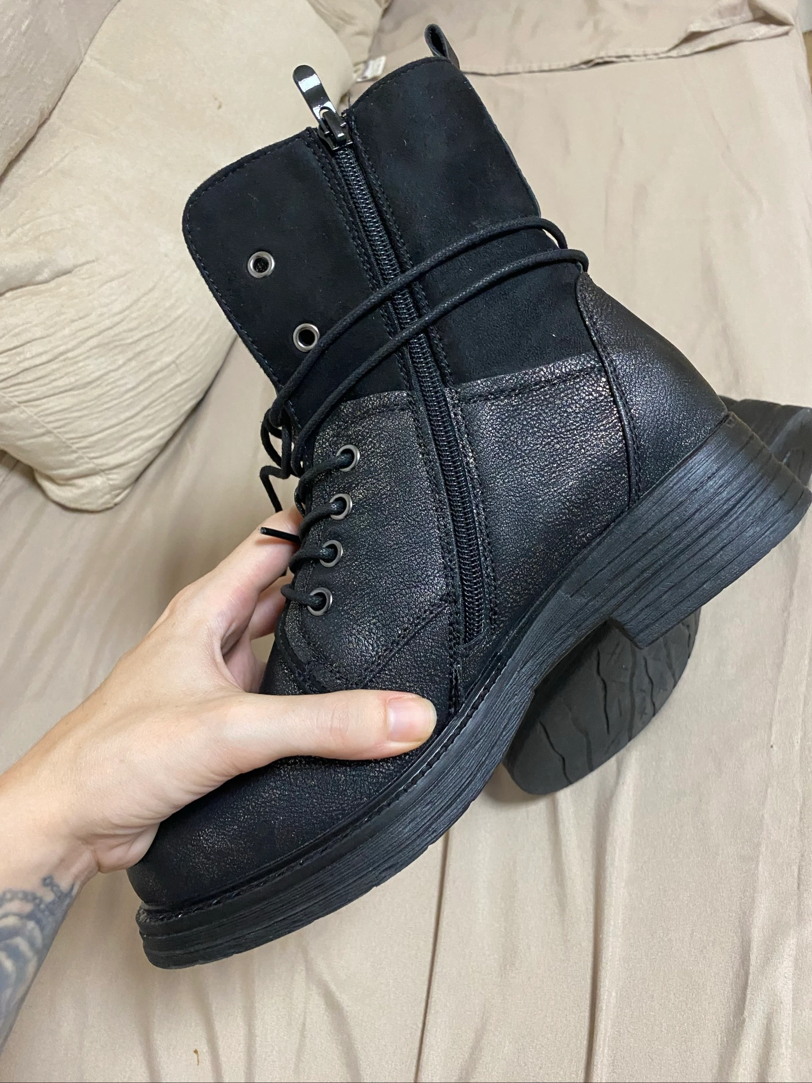 Bottines noirs brillants – photo 4
